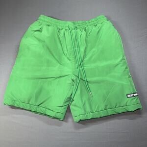 EPTM Quilted Puffer Shorts Kelly Green Men’s Size Medium Streetwear